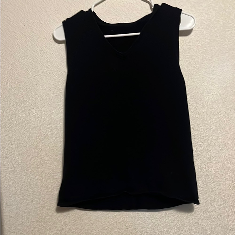 Elegant Black Sleeveless Top